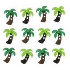 Декоративные пуговицы `Sew Cute Palm Trees`