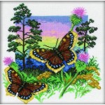 Набор для вышивания РТО Из серии "Бабочки" "Шоколадница"