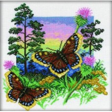 Набор для вышивания РТО Из серии "Бабочки" "Шоколадница"