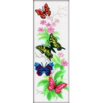 Набор для вышивания РТО "Бабочки и цветы"